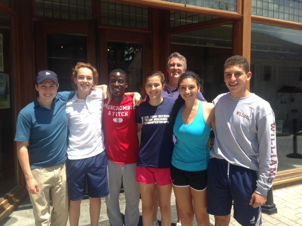 Blair Squash students at Williams