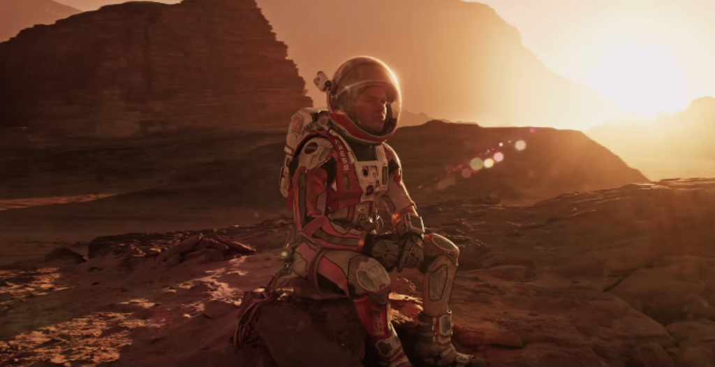 Scene from The Martian